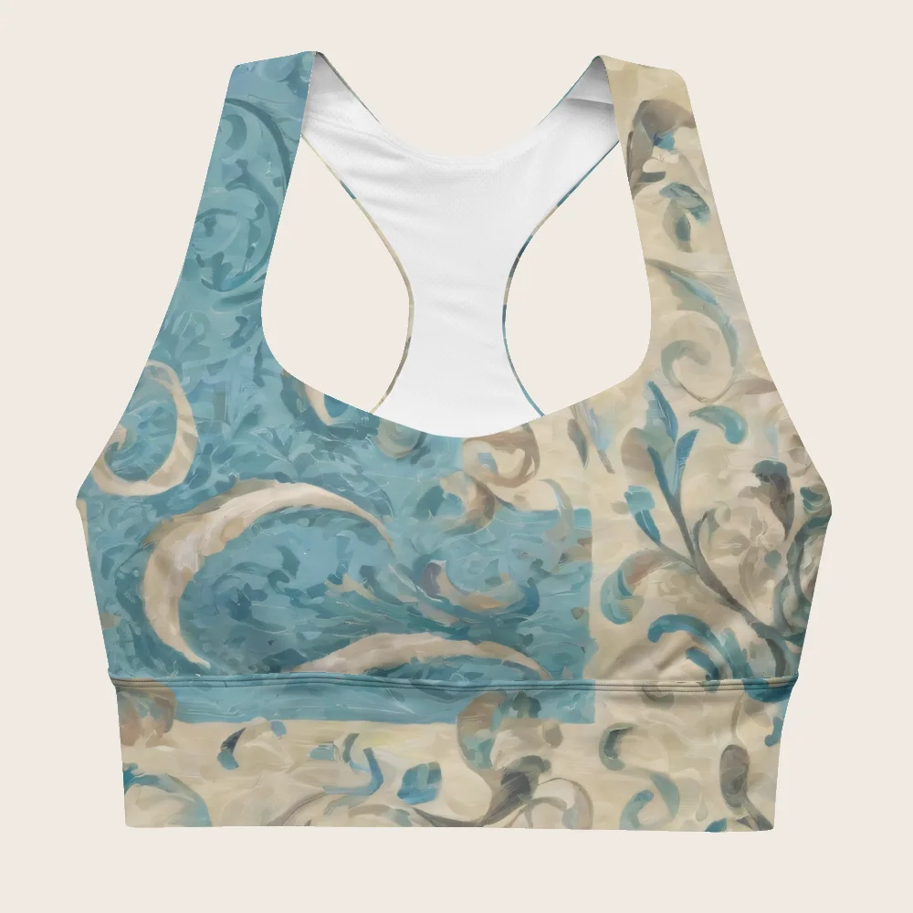 Longline Sports Bra on model