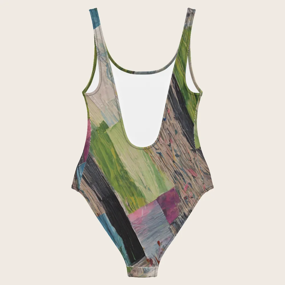 One-Piece Swimsuit on model