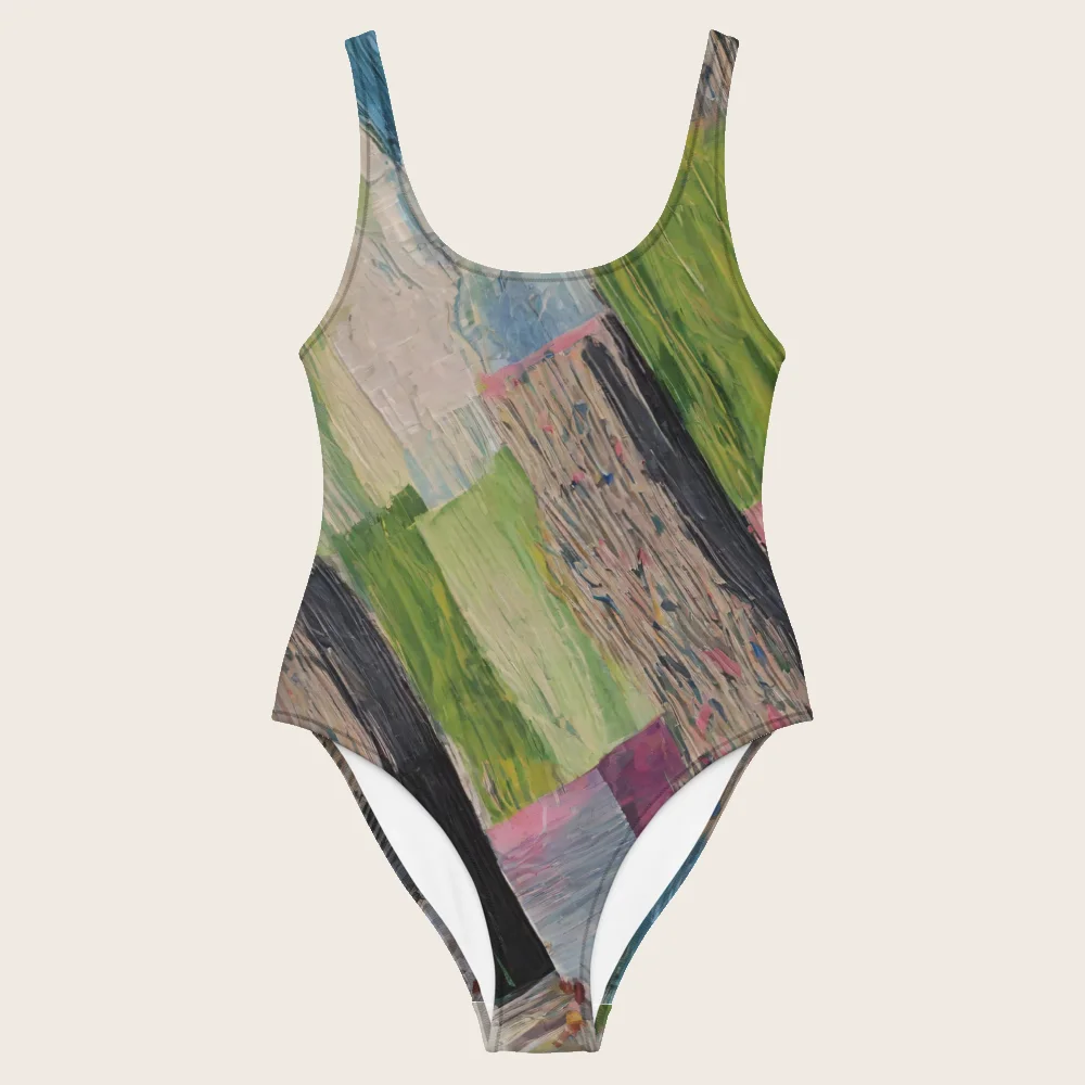 One-Piece Swimsuit on model