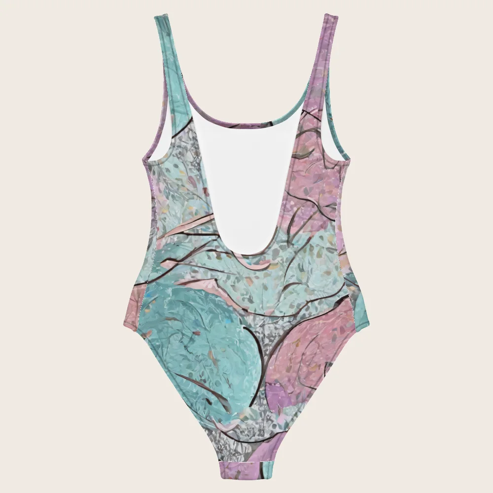 One-Piece Swimsuit on model
