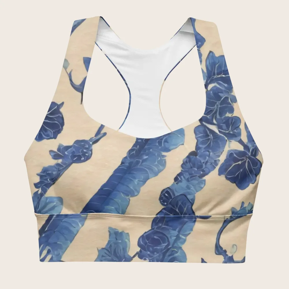 Longline Sports Bra on model