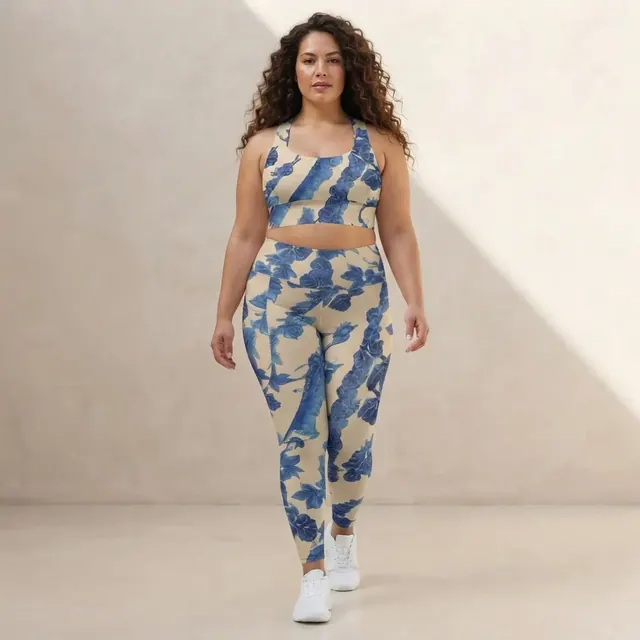 Longline Sports Bra, one-of-one design FB5472CF