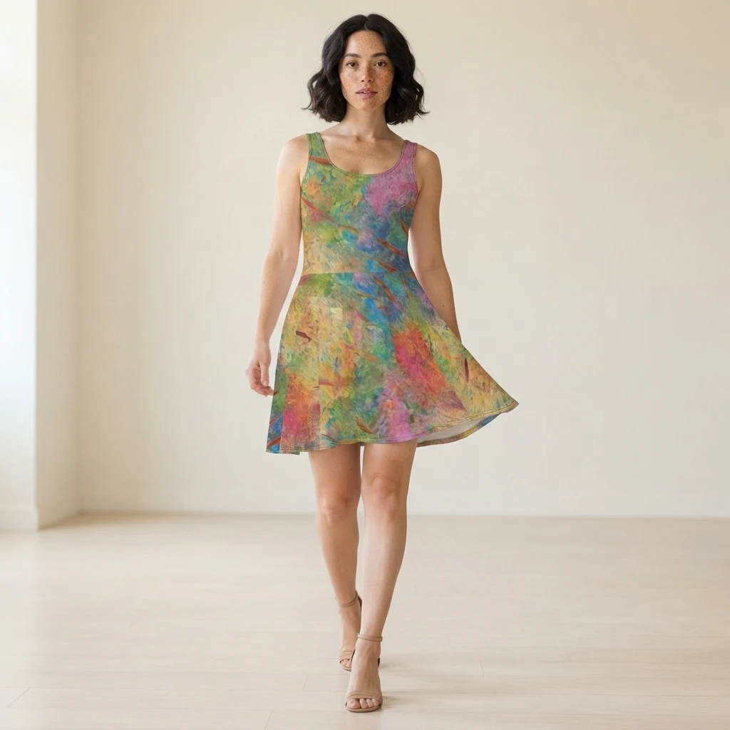 Skater Dress on model