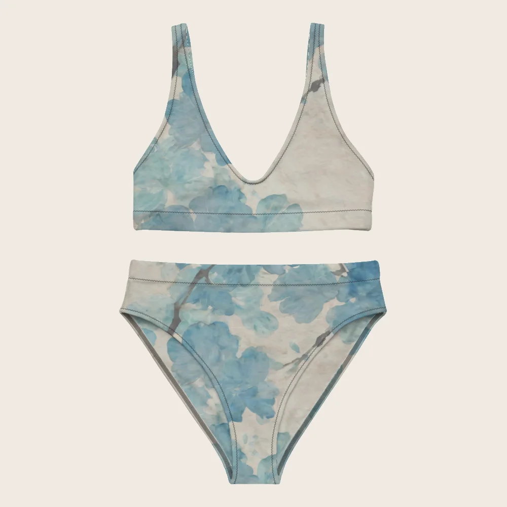 High-Waisted Bikini on model