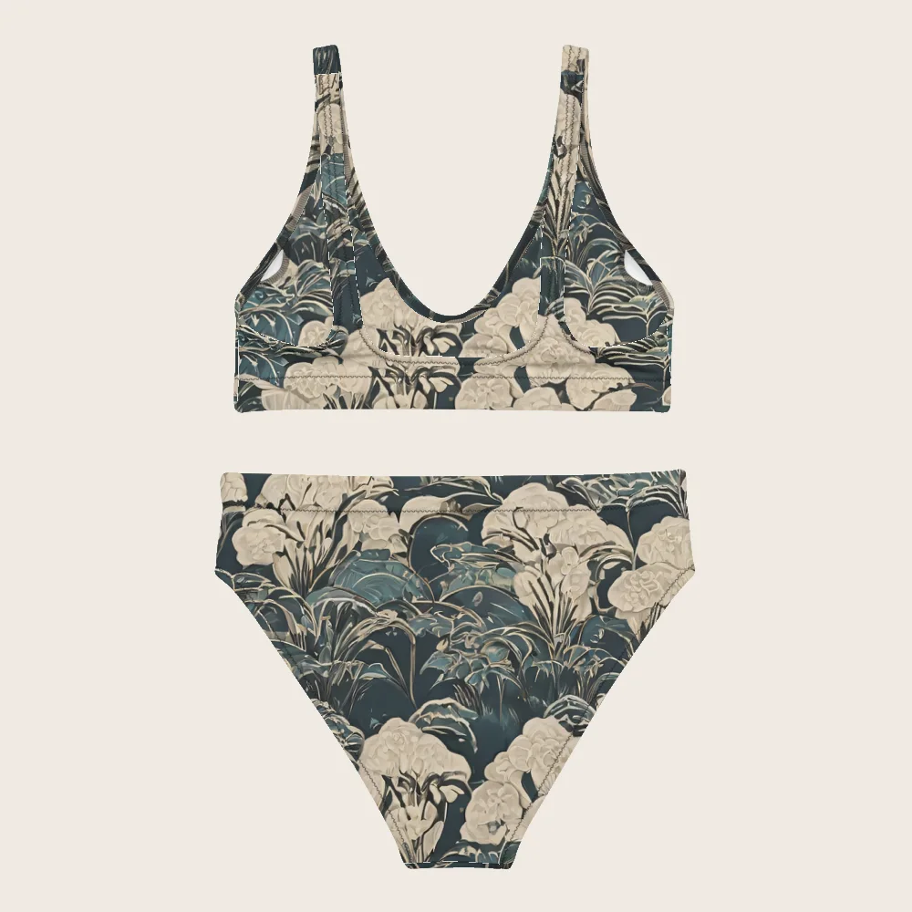 High-Waisted Bikini on model