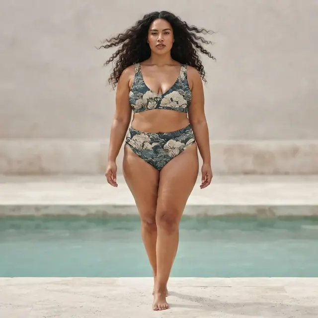 High-Waisted Bikini, one-of-one design AA430CA3