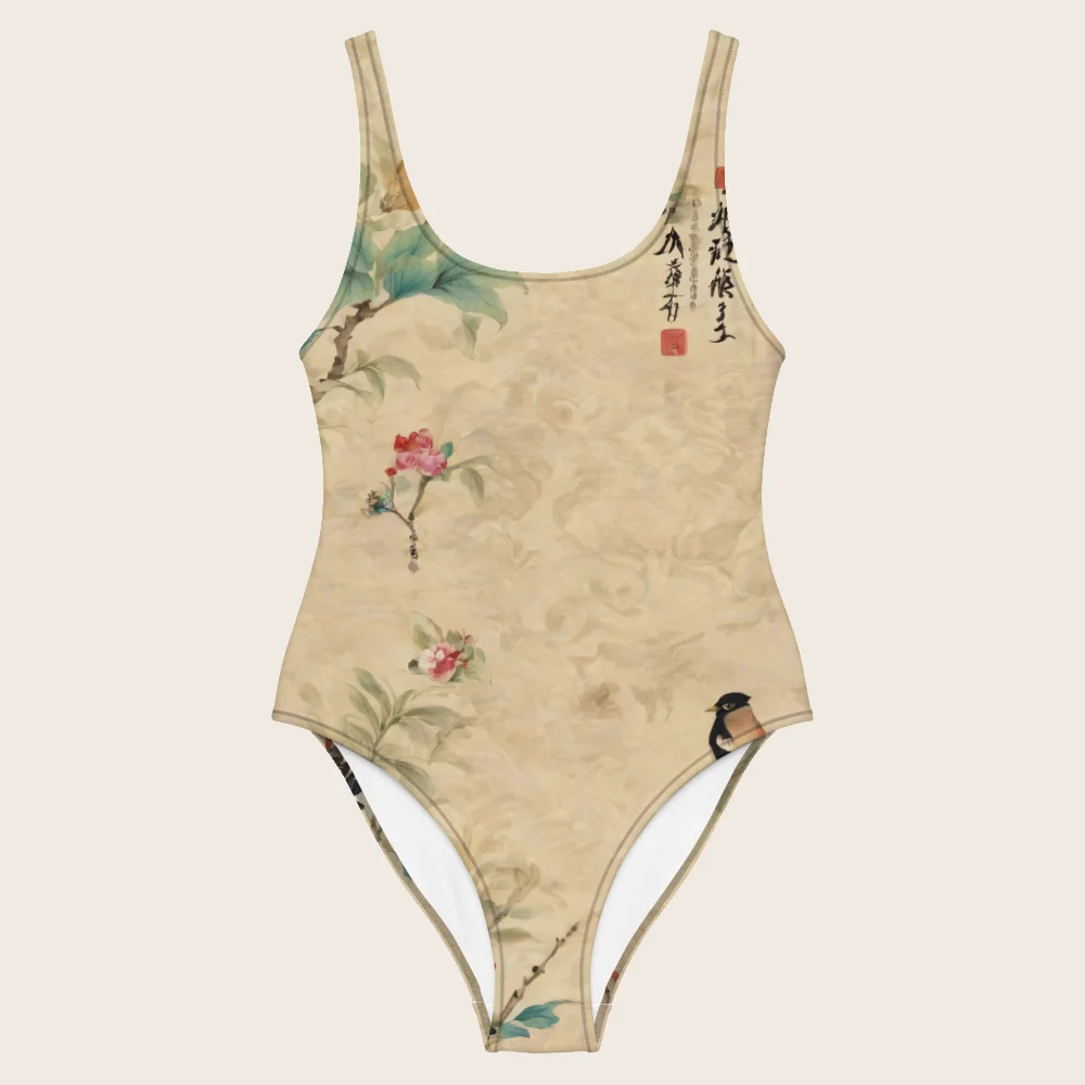 One-Piece Swimsuit on model