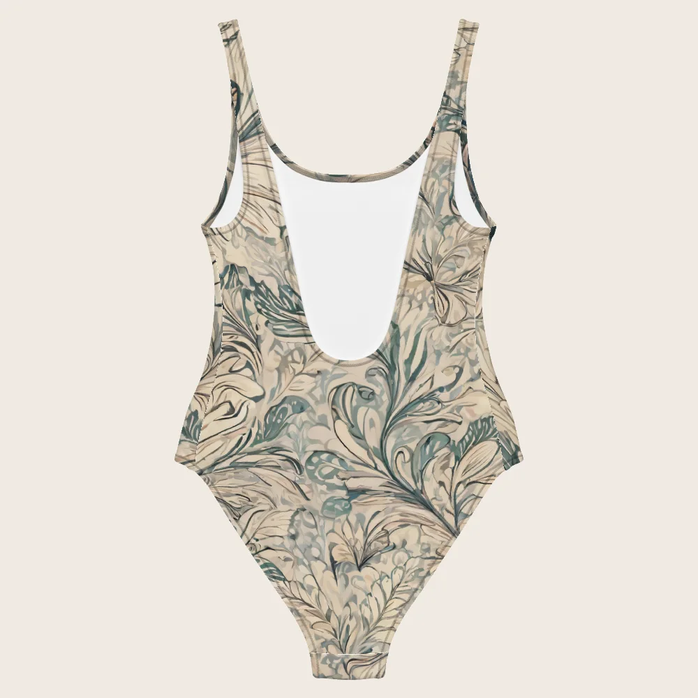 One-Piece Swimsuit on model