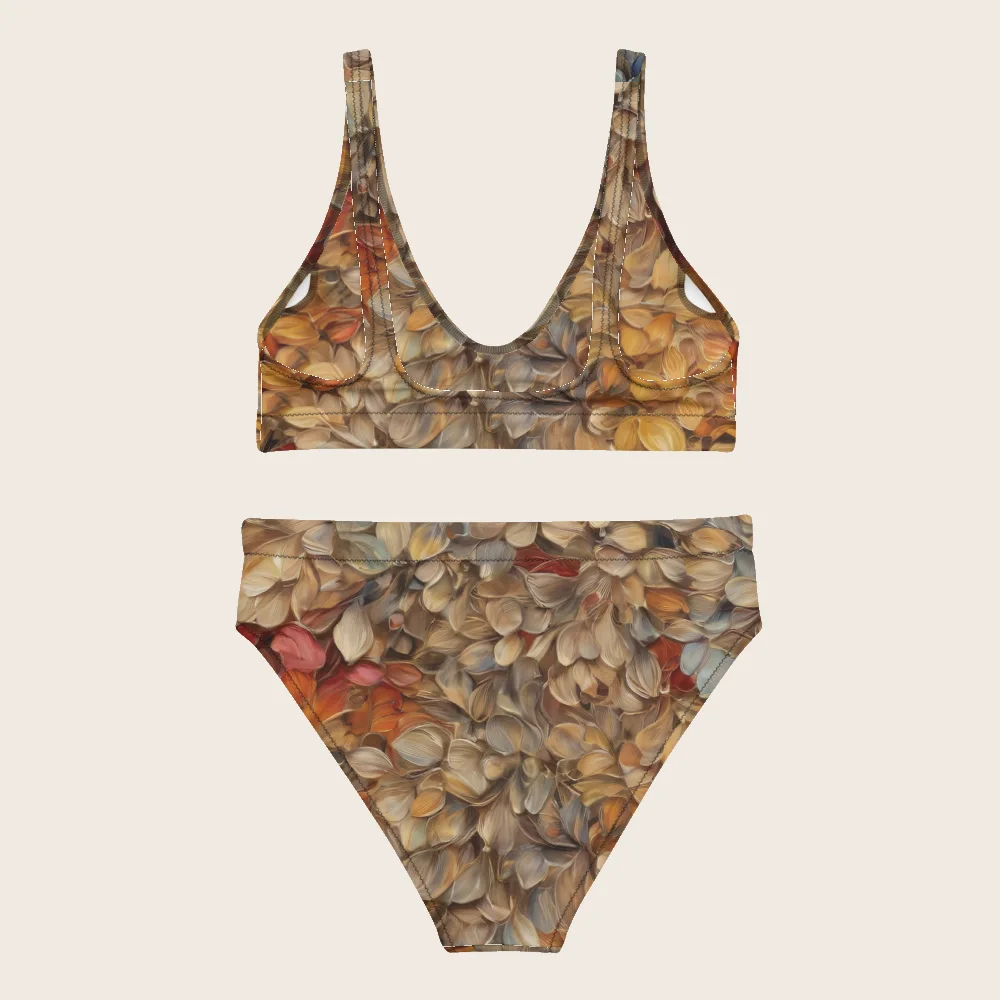 High-Waisted Bikini on model