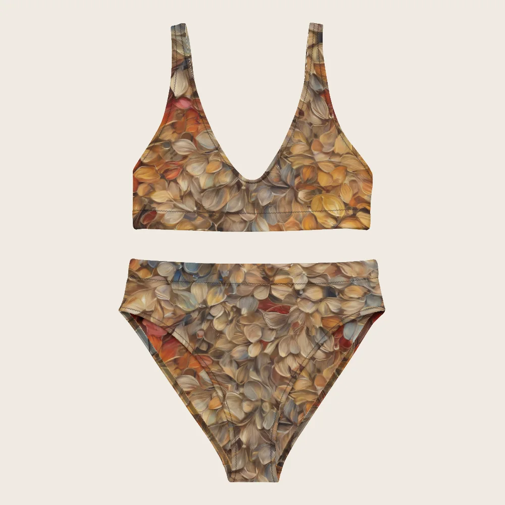 High-Waisted Bikini on model
