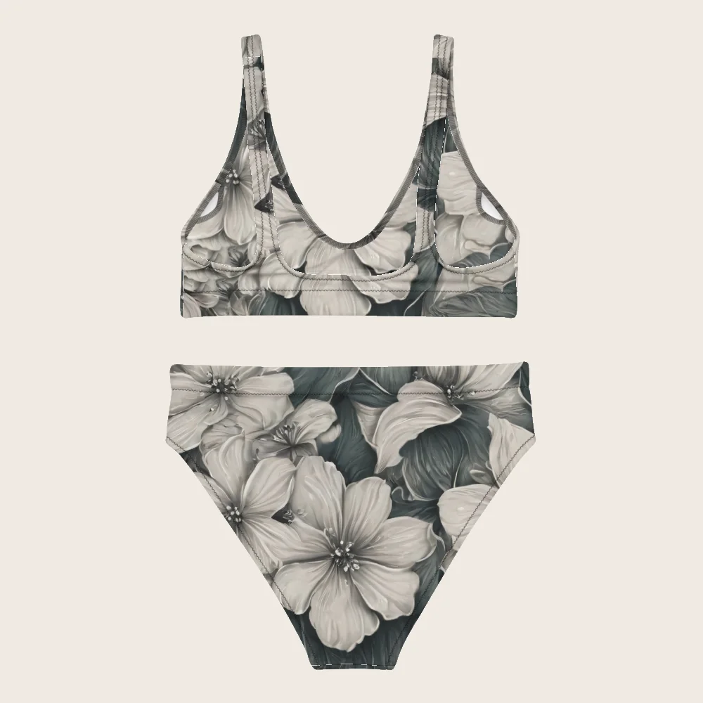 High-Waisted Bikini on model