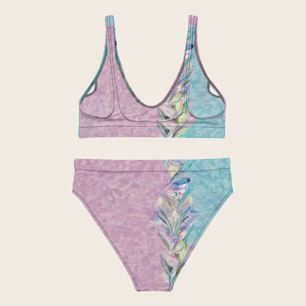 High-Waisted Bikini on model
