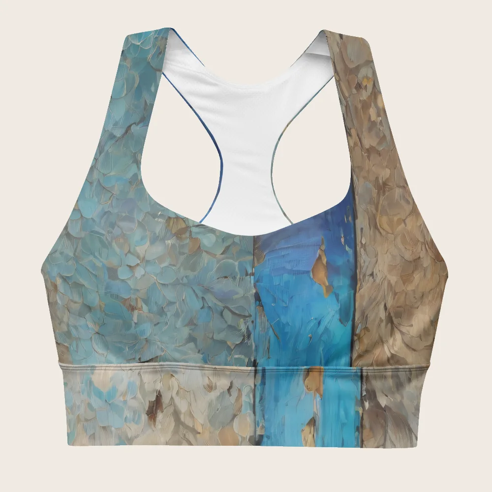 Longline Sports Bra on model