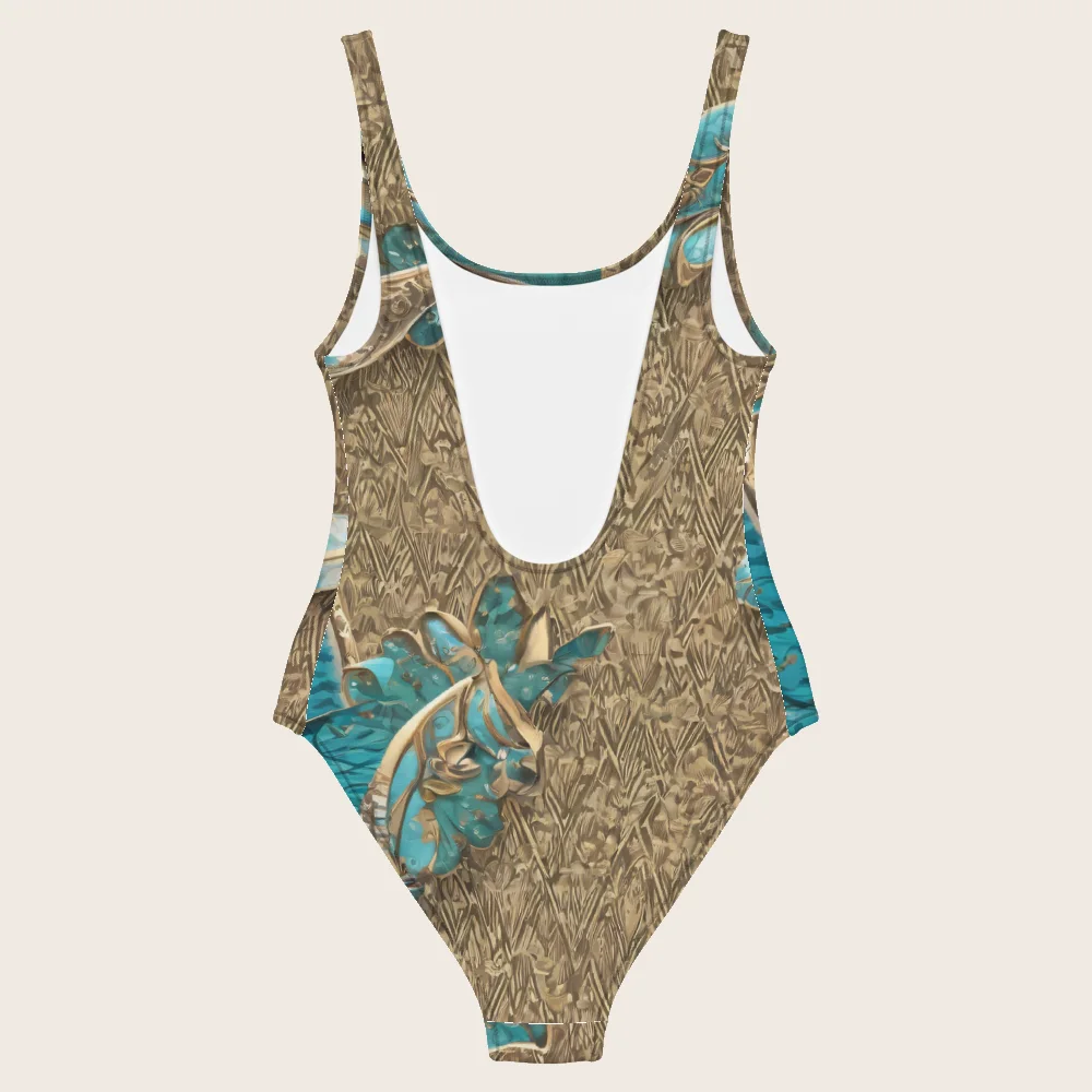 One-Piece Swimsuit on model
