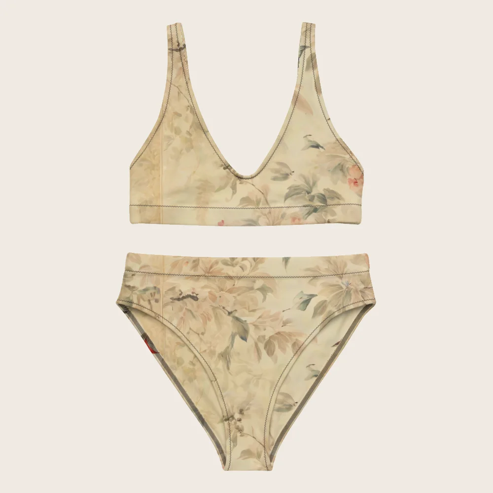 High-Waisted Bikini on model