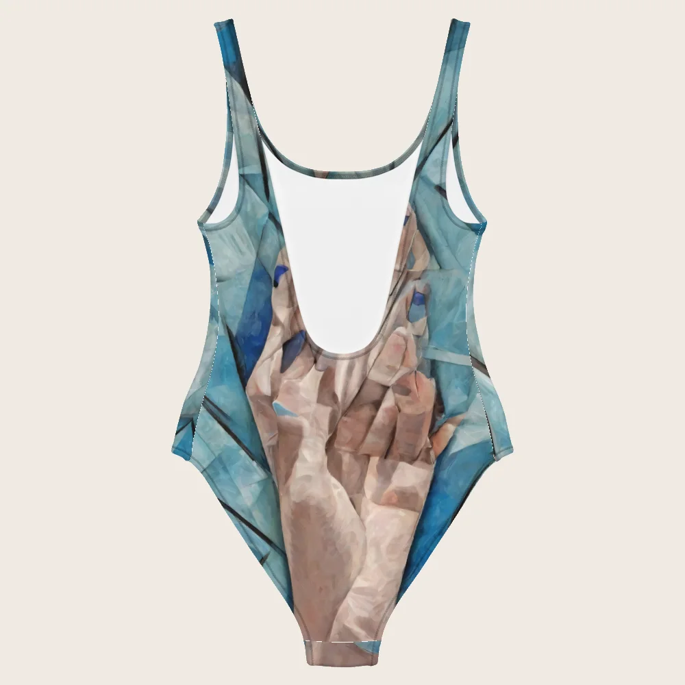 One-Piece Swimsuit on model