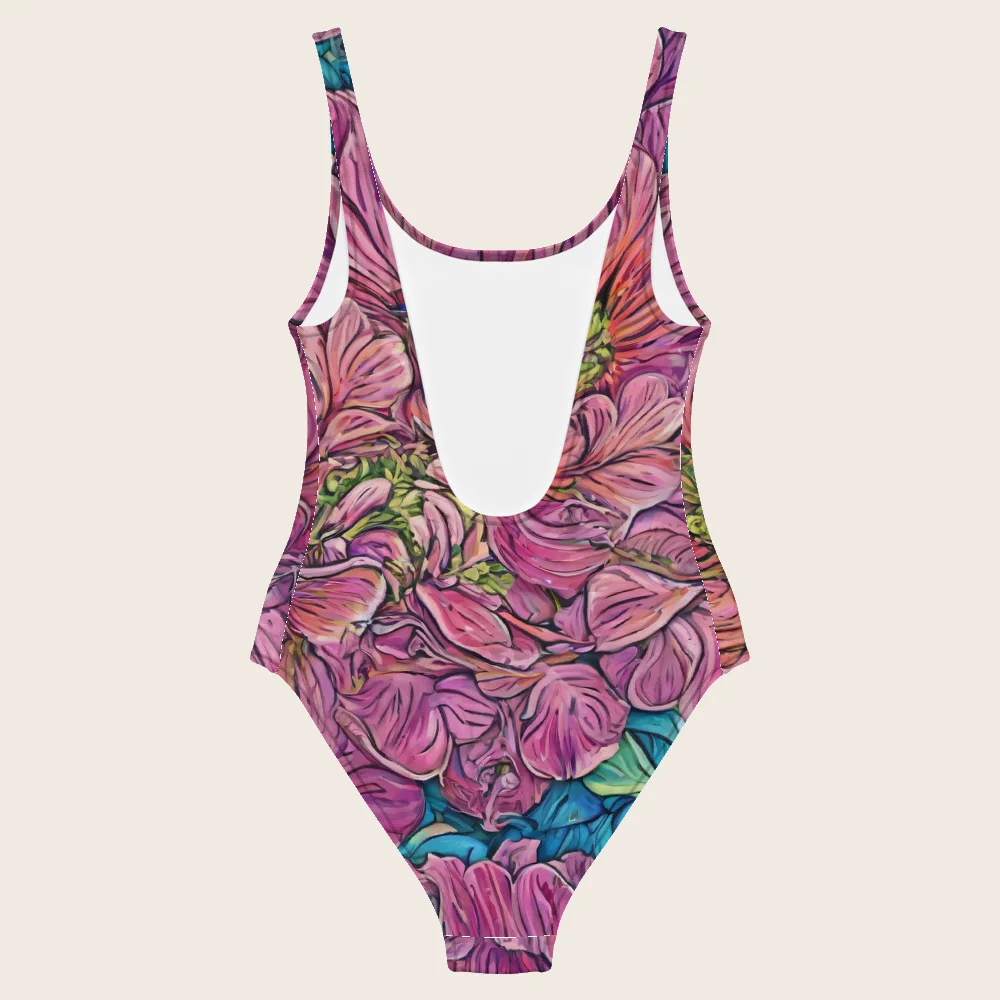 One-Piece Swimsuit on model