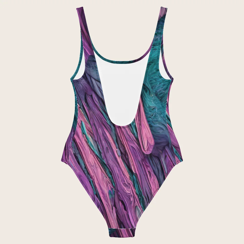 One-Piece Swimsuit on model