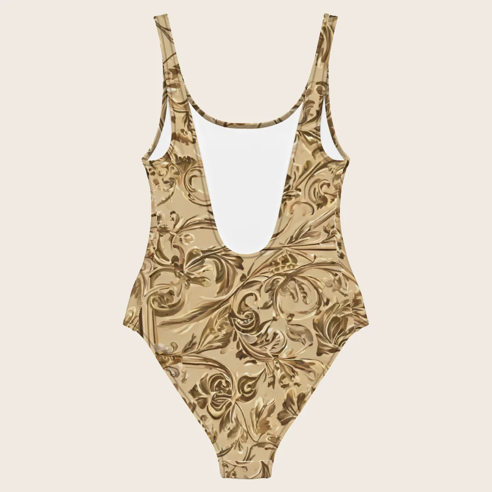 One-Piece Swimsuit on model