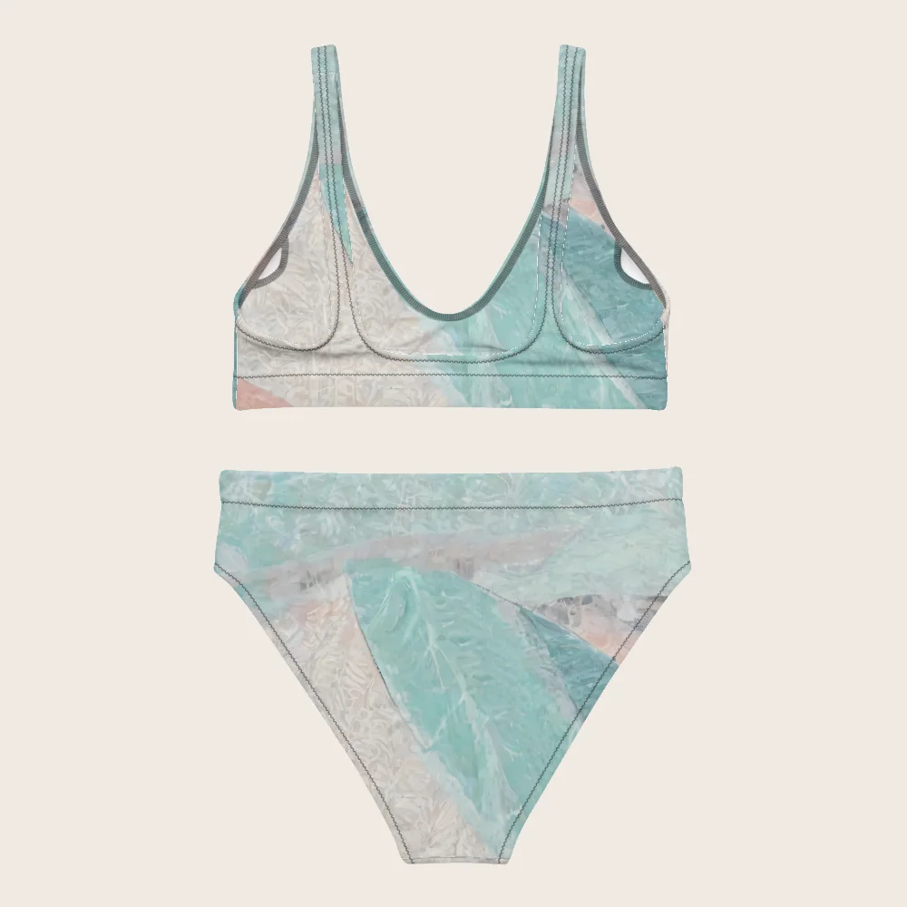 High-Waisted Bikini on model
