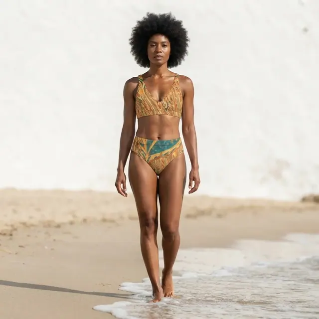 High-Waisted Bikini, one-of-one design 62C7DBF8