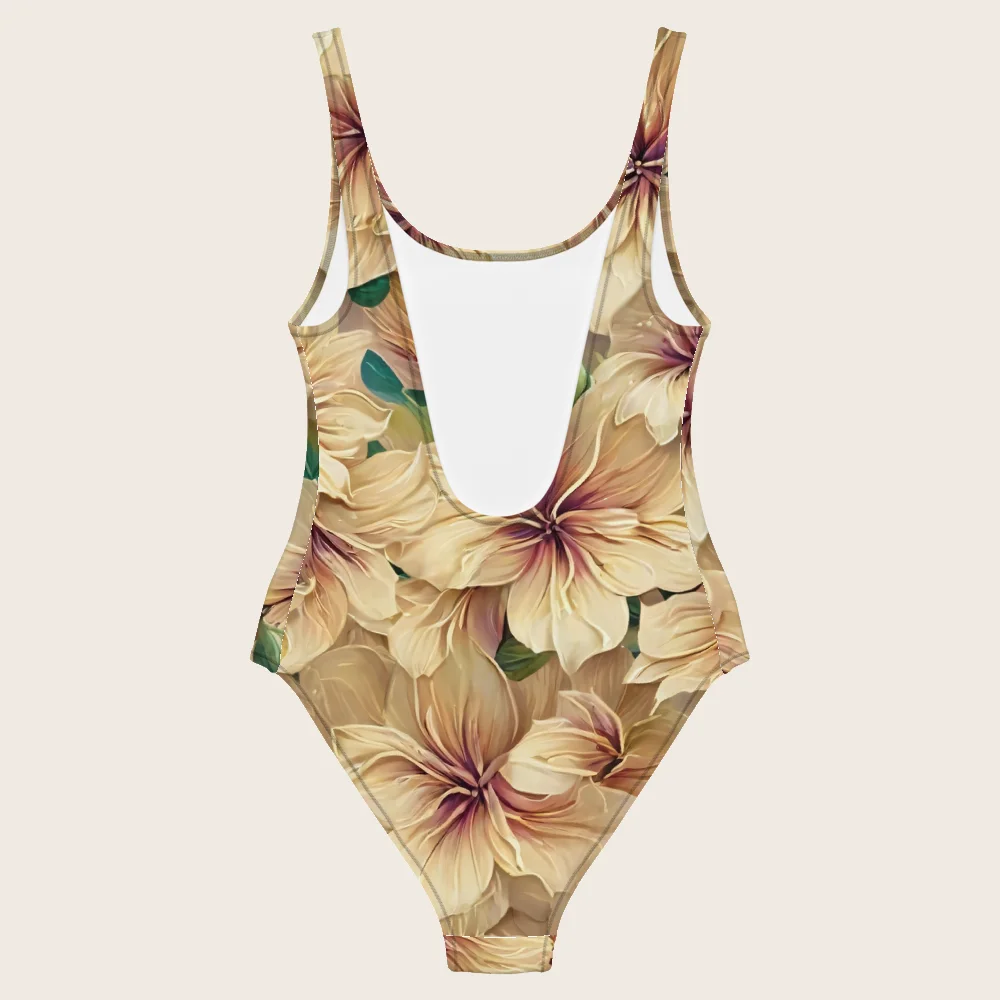 One-Piece Swimsuit on model
