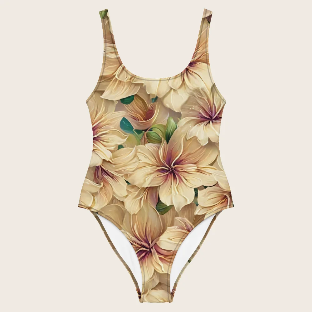 One-Piece Swimsuit on model