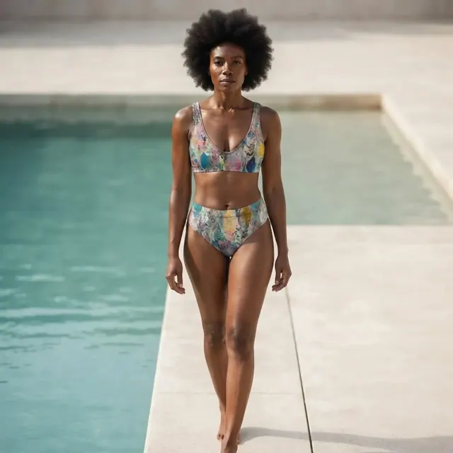 High-Waisted Bikini, one-of-one design 3F56E1C9