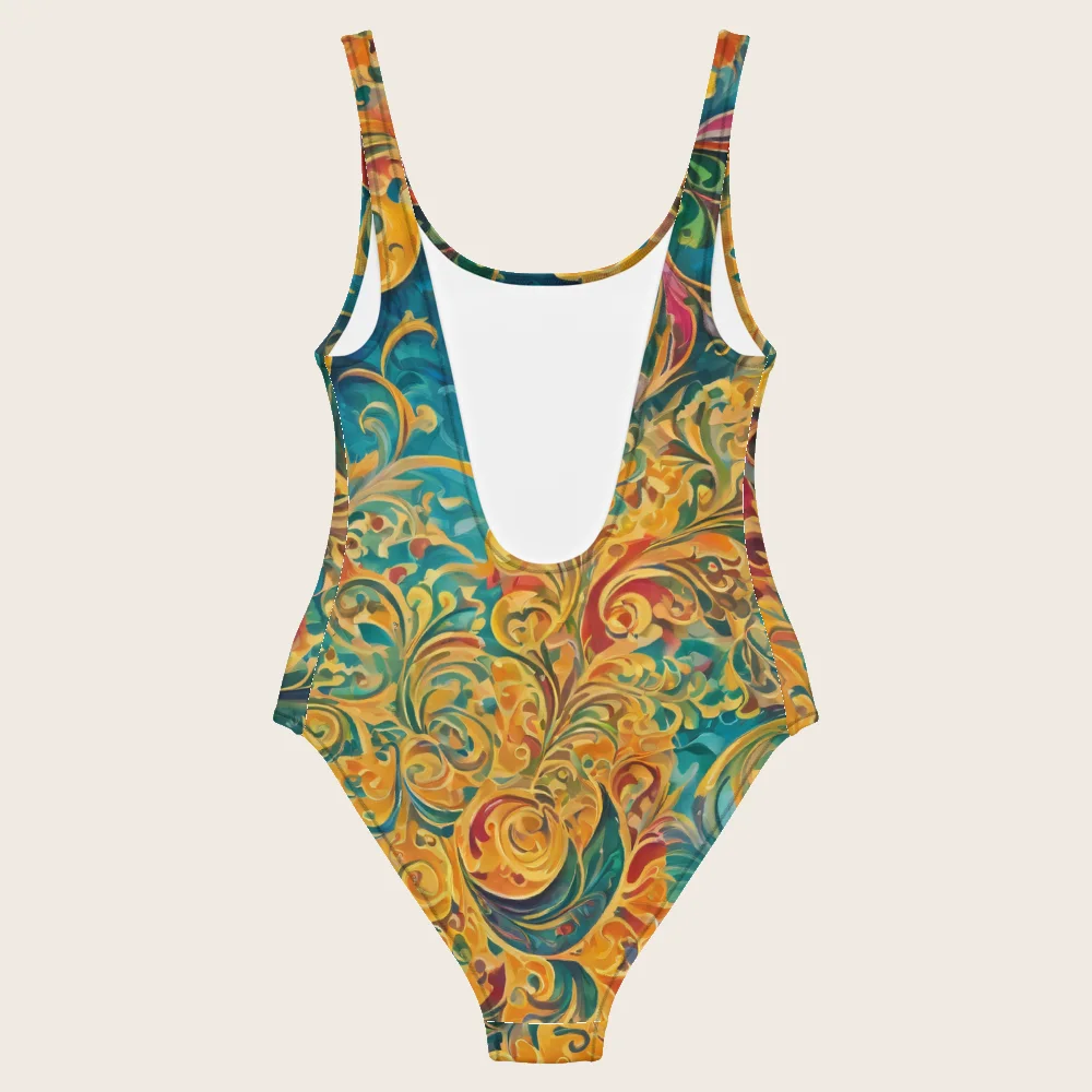 One-Piece Swimsuit on model