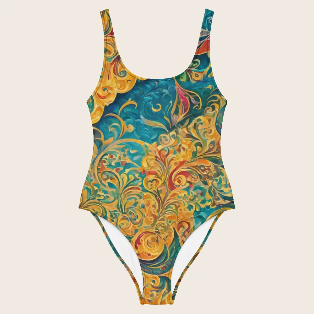 One-Piece Swimsuit on model