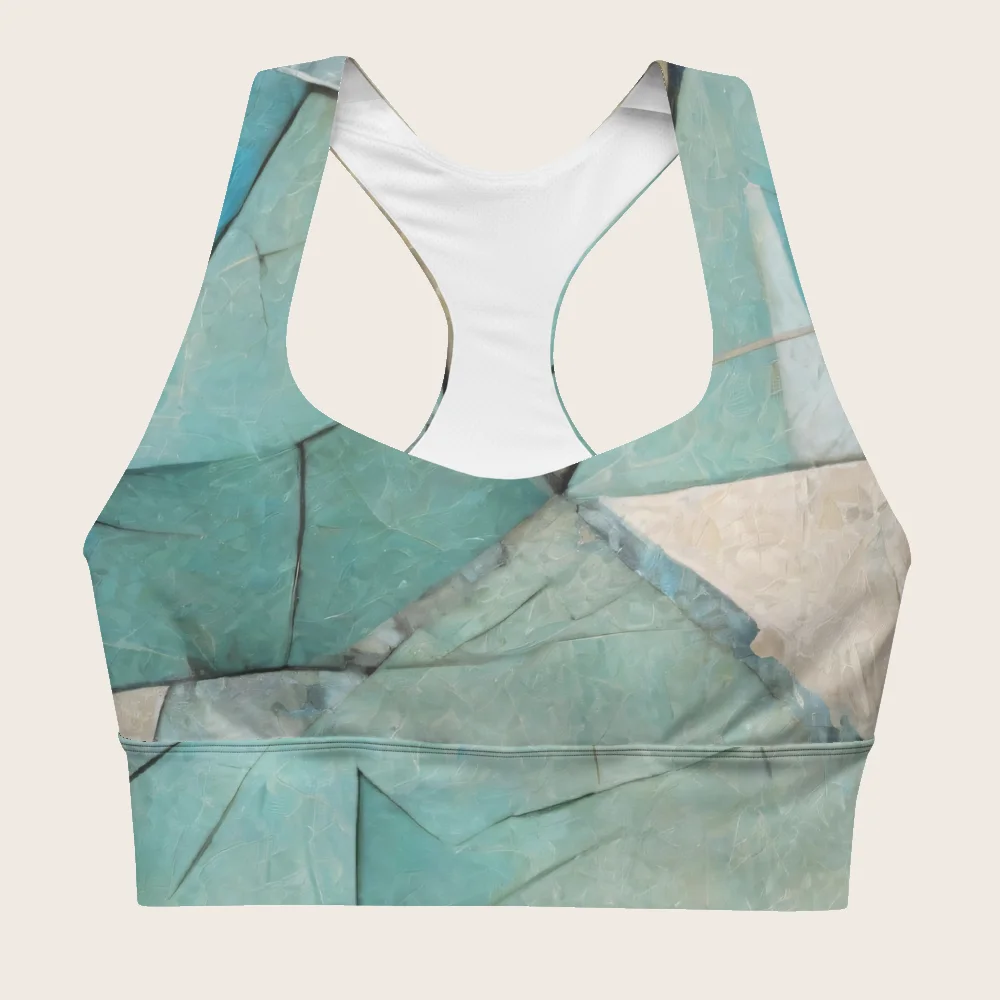 Longline Sports Bra on model