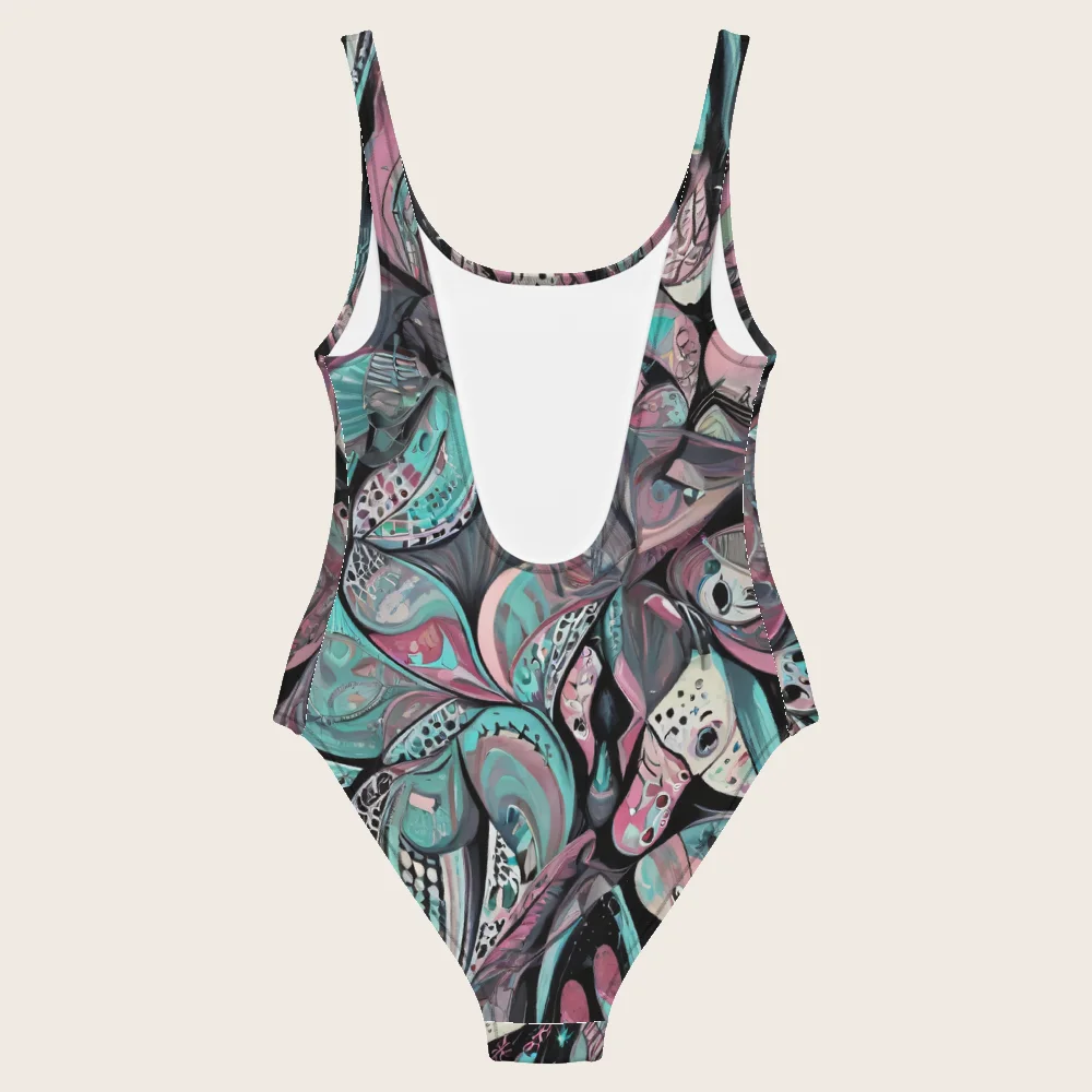 One-Piece Swimsuit on model