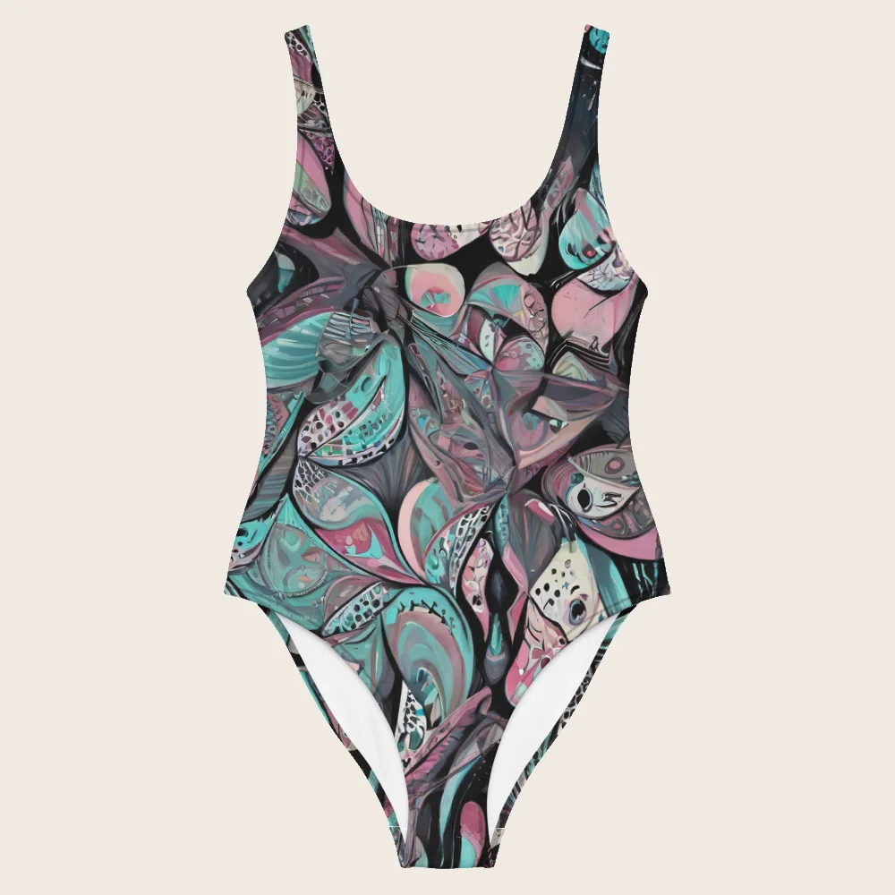One-Piece Swimsuit on model