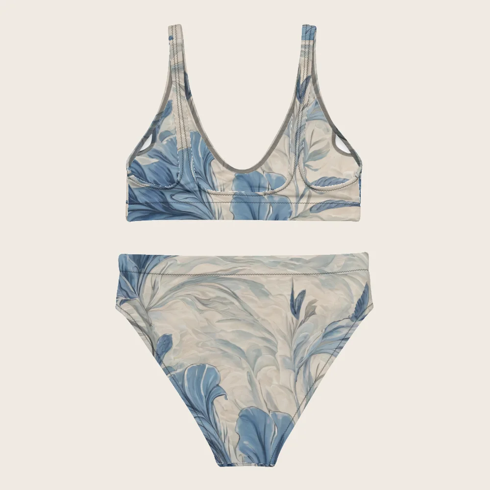 High-Waisted Bikini on model