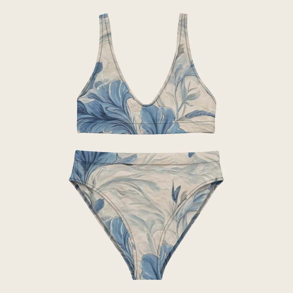 High-Waisted Bikini on model
