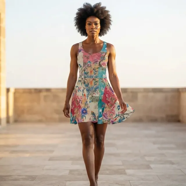 Skater Dress, one-of-one design DD0706D3