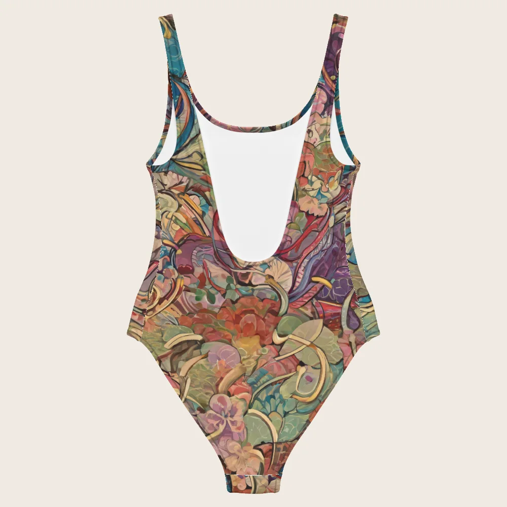 One-Piece Swimsuit on model