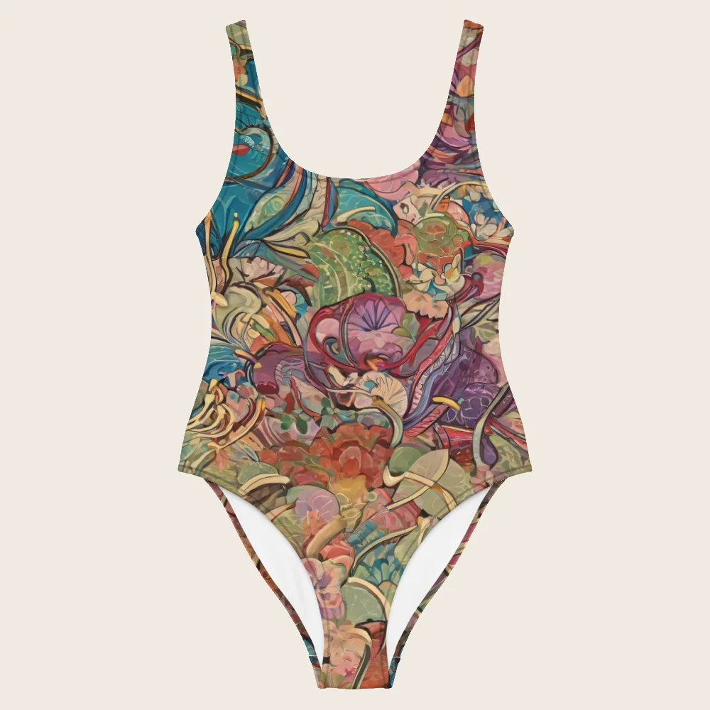 One-Piece Swimsuit on model