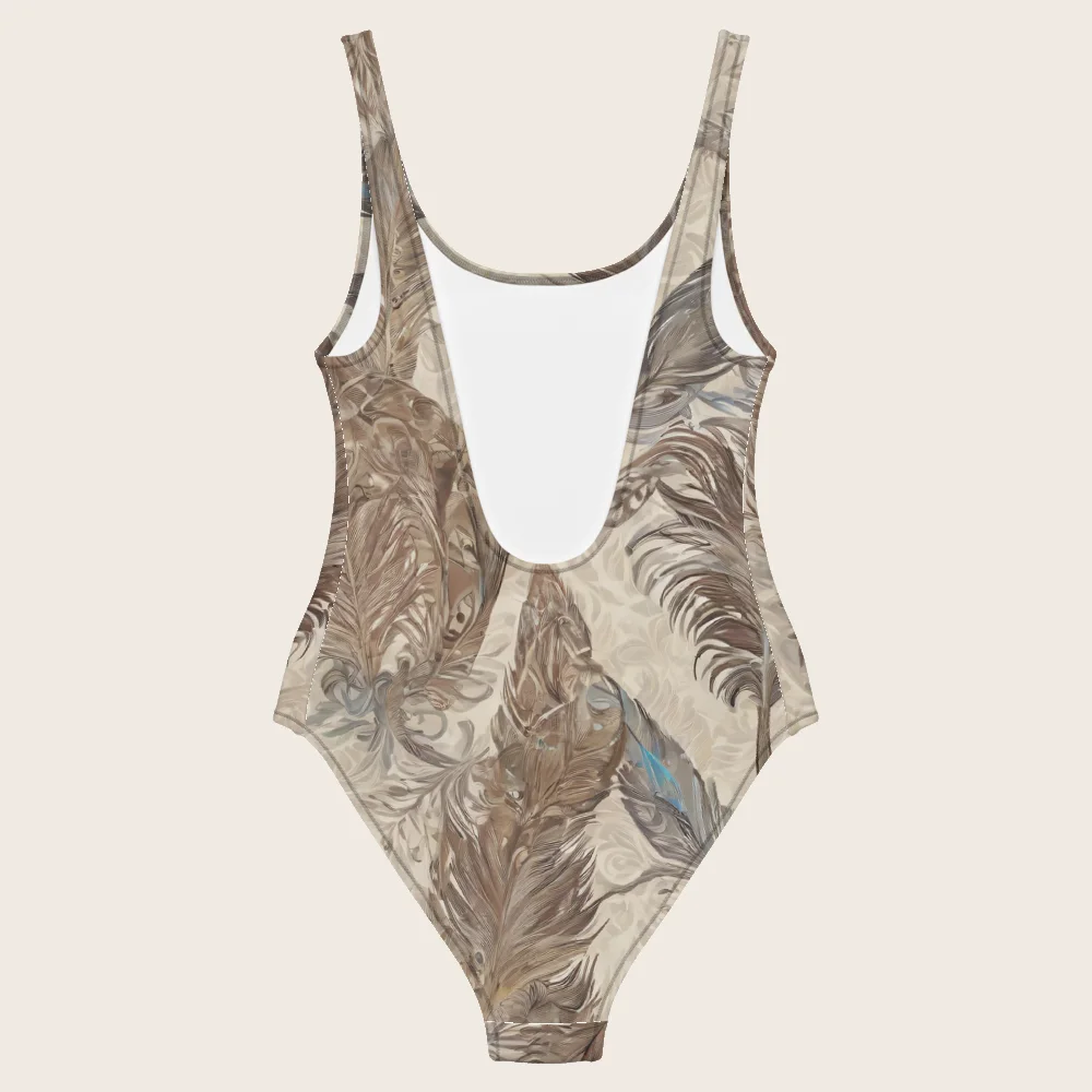 One-Piece Swimsuit on model