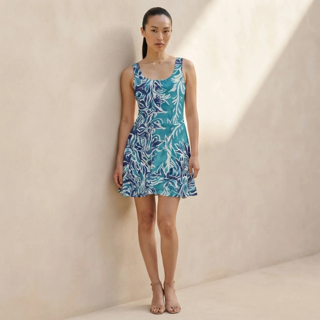 Skater Dress on model