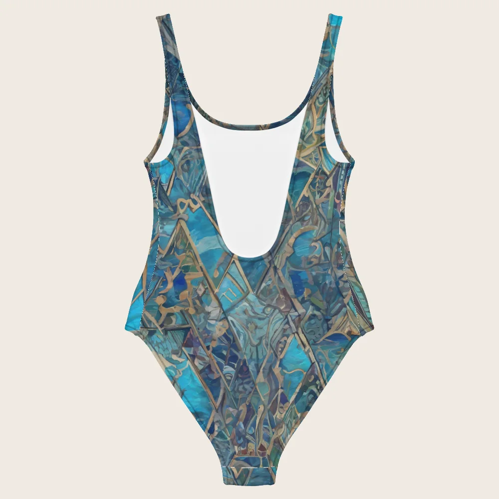 One-Piece Swimsuit on model