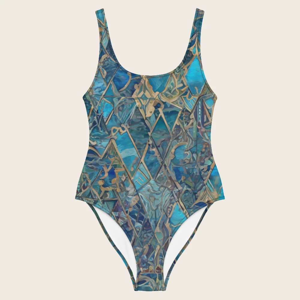 One-Piece Swimsuit on model
