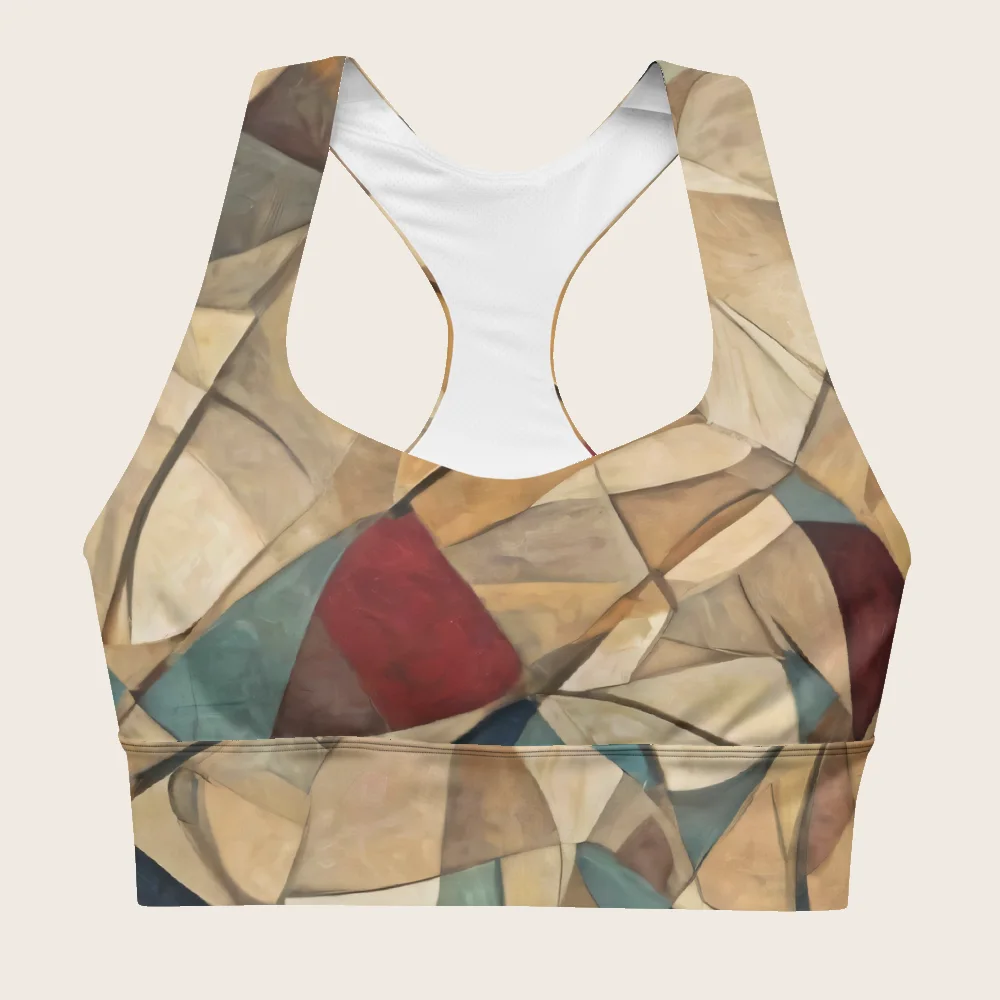Longline Sports Bra on model