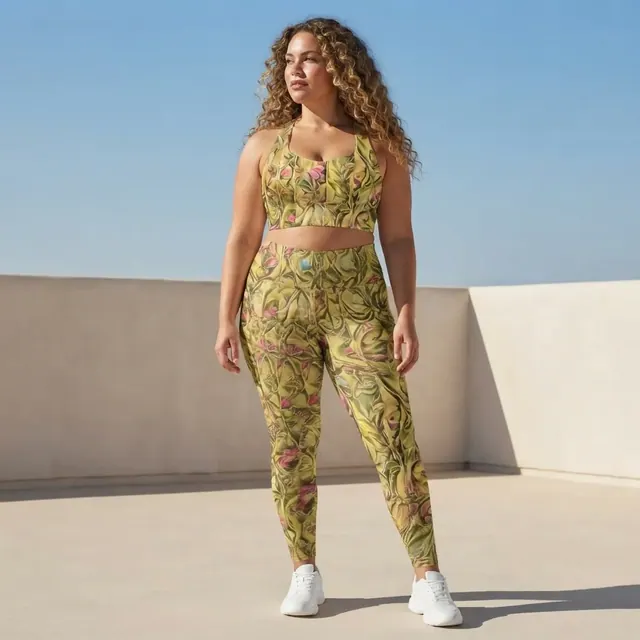 Longline Sports Bra, one-of-one design 9F4059FE