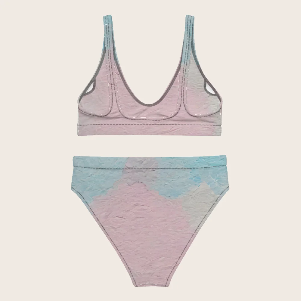 High-Waisted Bikini on model