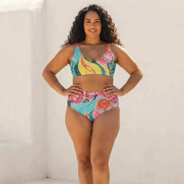 High-Waisted Bikini, one-of-one design 77B2AC41