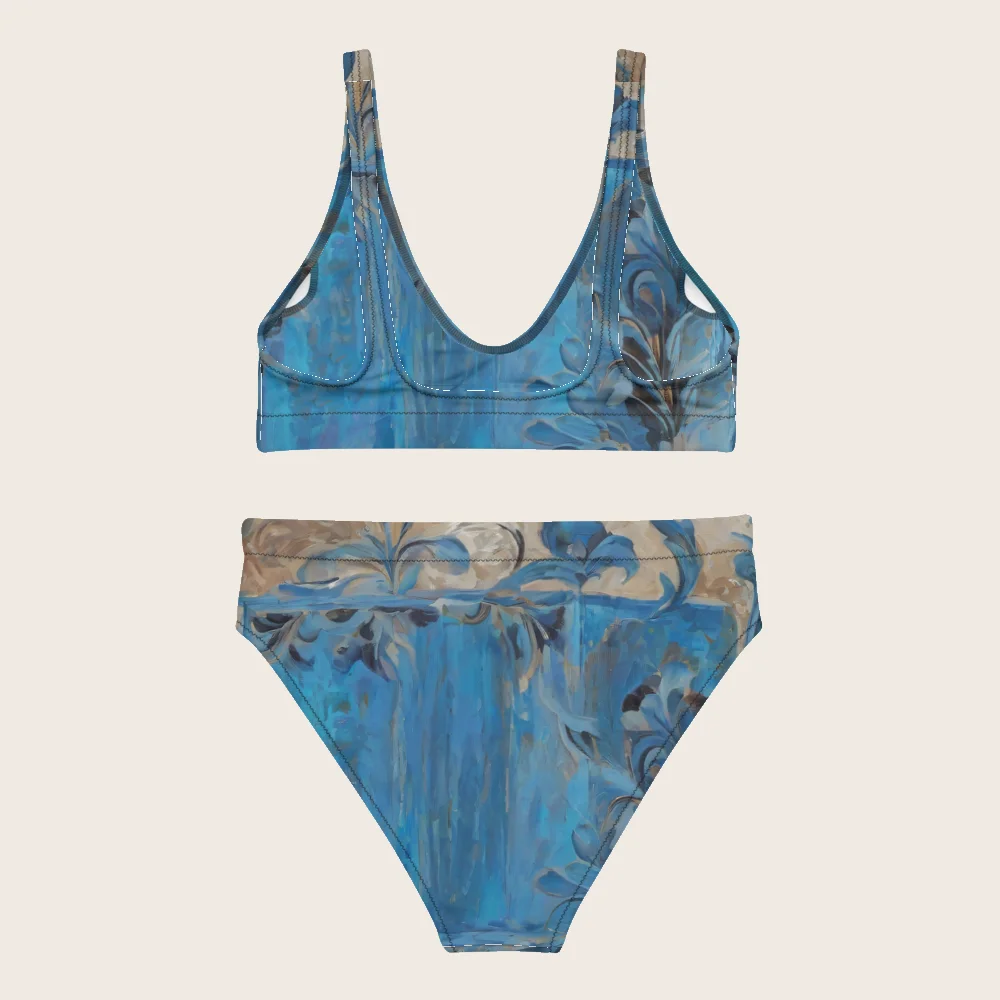 High-Waisted Bikini on model