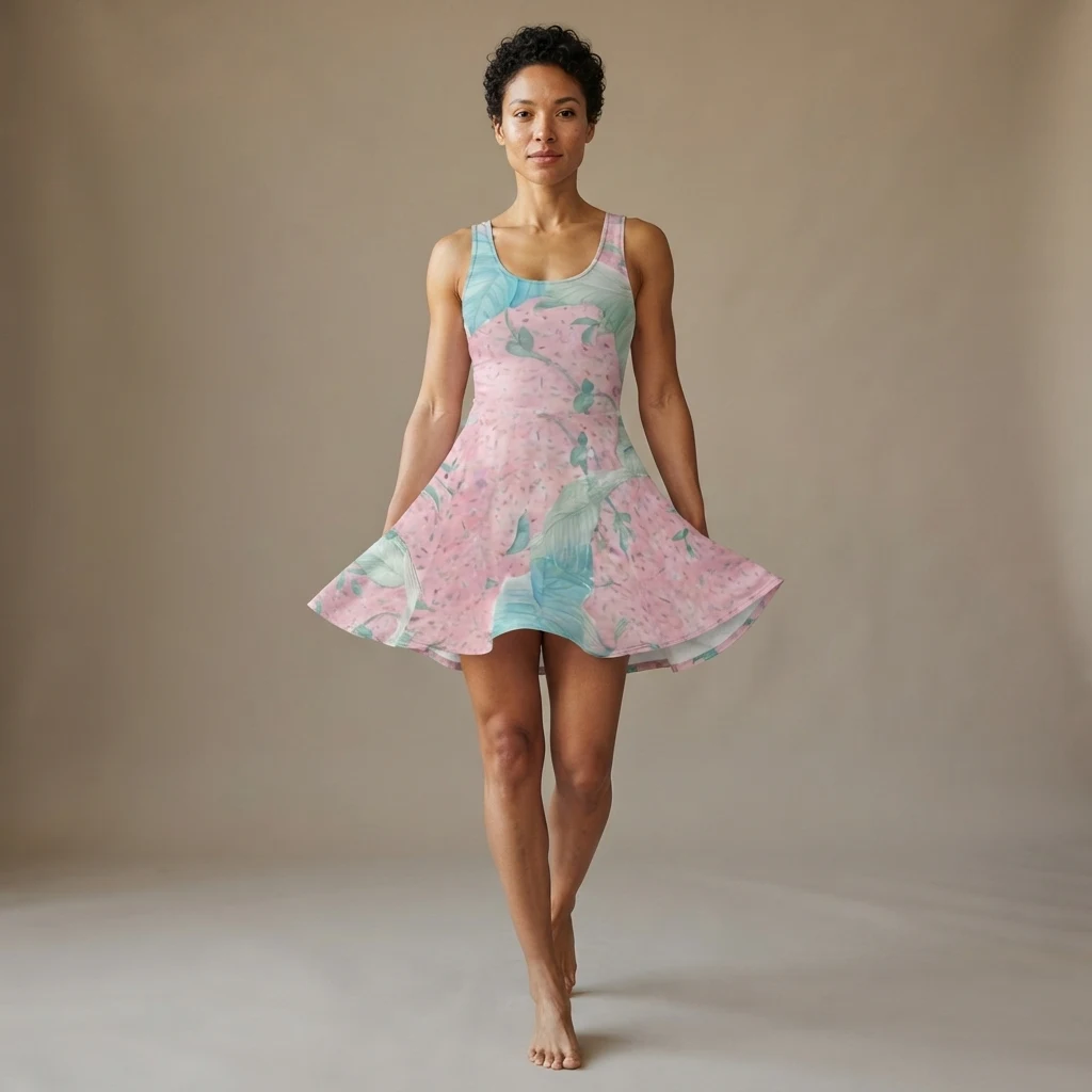 Skater Dress on model