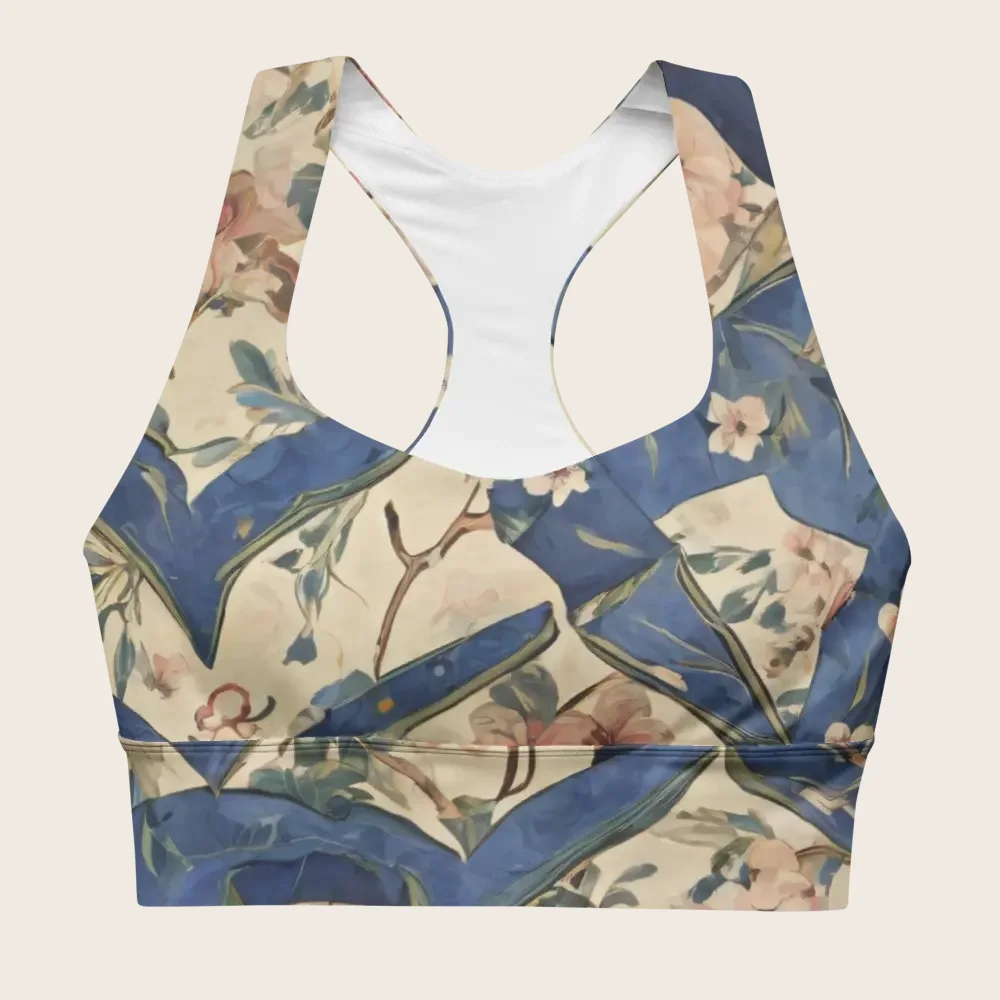 Longline Sports Bra on model