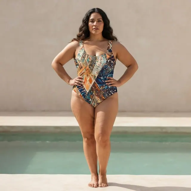 One-Piece Swimsuit, one-of-one design 742C5AAC
